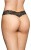 SoftLine G-String 2491 - black Женские стринги, S/M (черный)