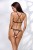 Passion Exclusive - Kelis Thong - Трусики стринги из стреп, S/M (чёрные)