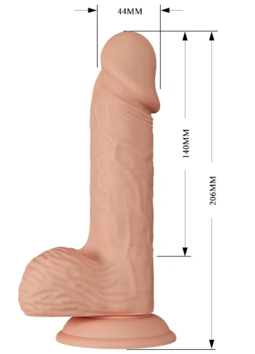 Вибратор Beautiful Encounter Vibrator Flesh, 14 см