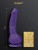Gvibe Greal 2 - Супер реалистичный вибратор из Bioskin, 15х4 см (фиолетовый) - sex-shop.ua