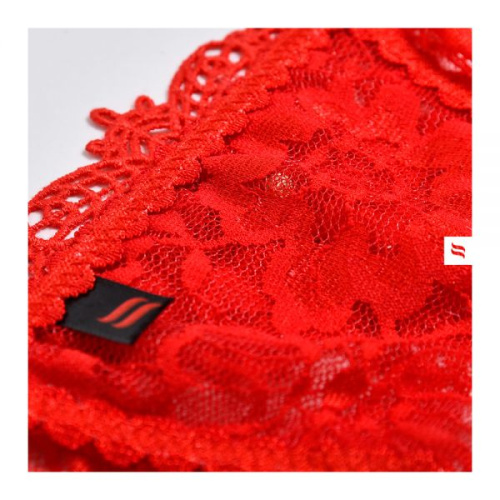 Obsessive - Hetea - Комплект Маска, трусики, рукавички, S/M (червоний)