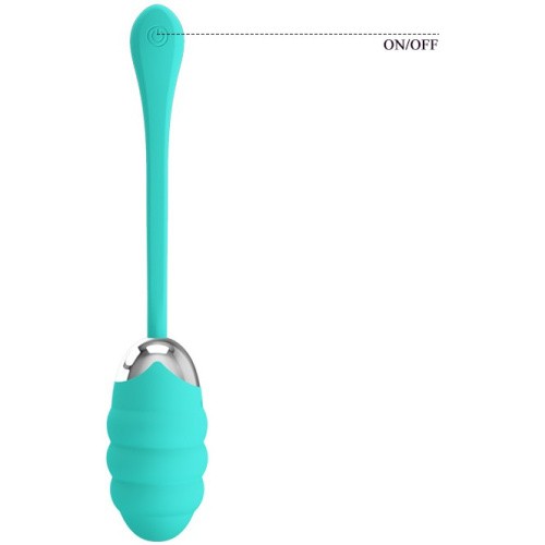 LyBaile Pretty Love Franklin Vibrating Egg Mint - Виброяйцо из силикона, 19.1х3.6 см (мятный)