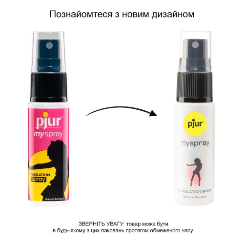 Pjur MySpray - вагинальный возбуждающий спрей для женщин, 20 мл