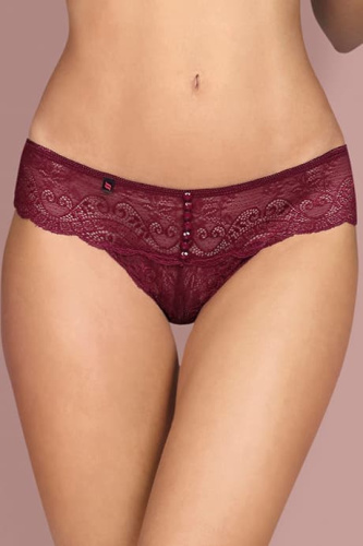 Obsessive Miamor - стрінги, S/ M (бордовий) - купити в Україні | Секс шоп SEX-SHOP.ua