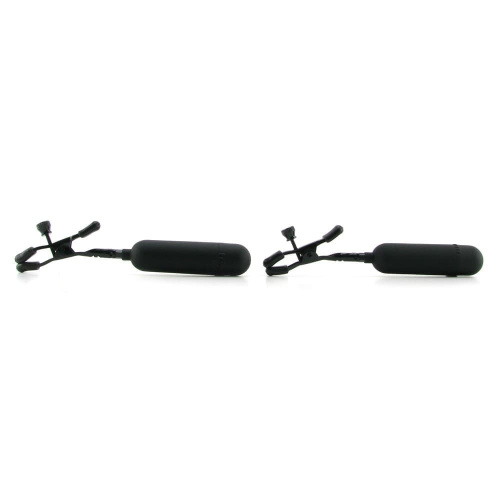 Fetish Fantasy Cordless - Виброзажимы на соски 8,5х2 см  (черный)