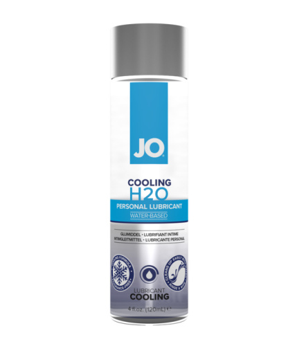 JO H2O Cooling - смазка на водной основе с охлаждающим эффектом, 120 мл - sex-shop.ua