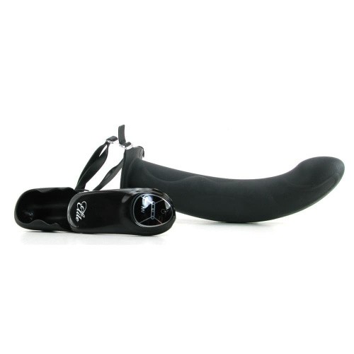 Fetish Fantasy Extreme Vibrating Silicone Hollow Strap-On - Полый страпон, 25,5х5 см