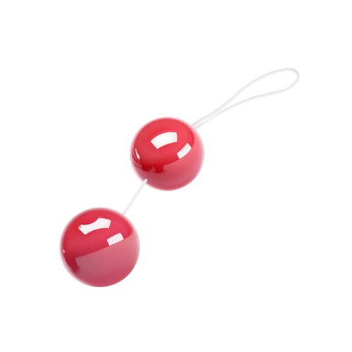 LyBaile Twins Ball Purple - Вагинальные шарики со смещенным центром тяжести, 3,5 см (красный)