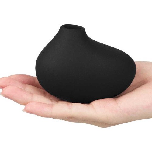 LoveToy O-Sensual Oral Ama Black - Вакуумный вибратор для клитора, 8.8х5.5 см