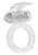 Toy Joy Flutter Ring - виброкольцо, 7х3 см (прозрачный) - sex-shop.ua
