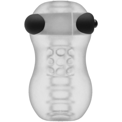 Doc Johnson GoodHead Vibrating Helping Head Pro Frost мастурбатор для головки статевого члена з вібрацією, 7.6х4.4 см - купити в Україні | Секс шоп SEX-SHOP.ua