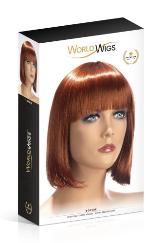 World Wigs Sophie Short Redhead - Парик (рыжий) - sex-shop.ua