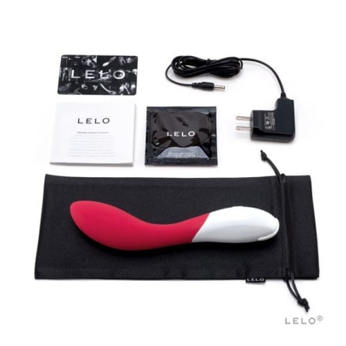 Lelo Mona 2 - Вибратор для точки G, 20х3.3 см (вишневый) - sex-shop.ua