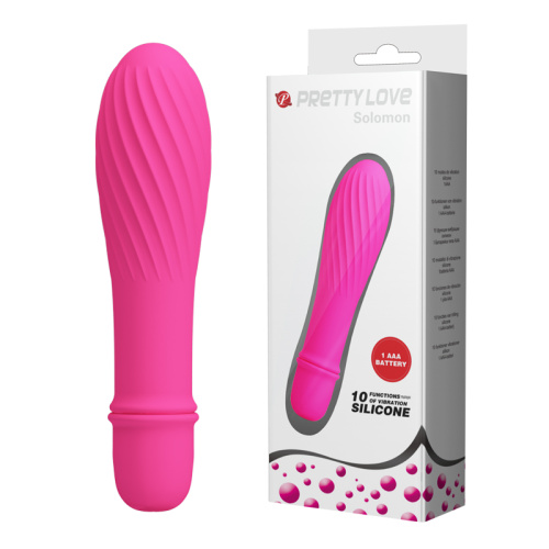 Pretty Love Solomon Vibrator Pink - Классический вибратор, 12,3 см (розовый)