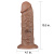 LoveToy - Realistic Chubby Dildo Brown 10.5 '' - Фаллоимитатор, 26.6х6.3 см
