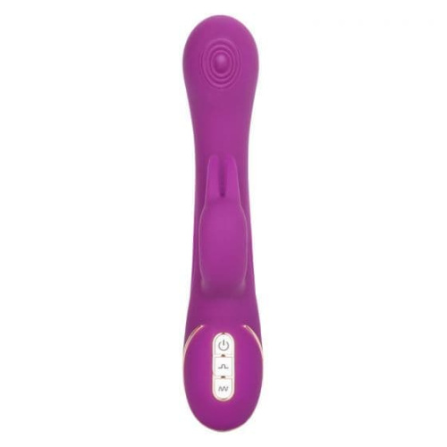 CalExotic Jack Rabbit Signature Silicone Thumping Rabbit - вібратор кролик, 12.8х4.5 см - купити в Україні | Секс шоп SEX-SHOP.ua