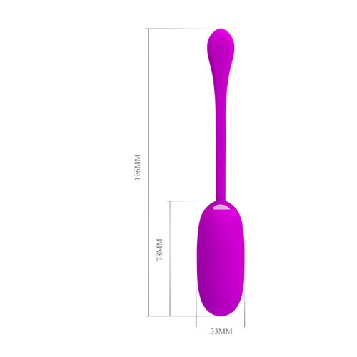 Pretty Love Julius Vibrating Egg Pink - Виброяйцо, 19,6 см (розовый)