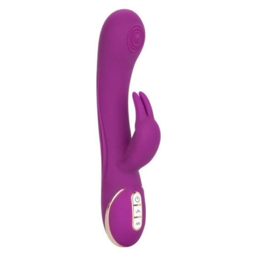 CalExotic Jack Rabbit Signature Silicone Thumping Rabbit - вібратор кролик, 12.8х4.5 см - купити в Україні | Секс шоп SEX-SHOP.ua