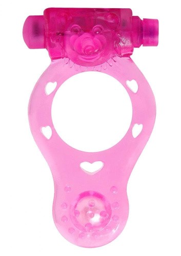 Evolved Power O Vibrating Cock Ring Pink - виброкольцо, 7х4 см (розовый) - sex-shop.ua