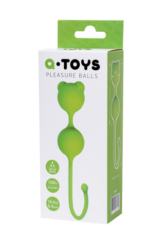 A-Toys By Toyfa - Вагинальные шарики, 2,7 см (зеленый) - sex-shop.ua
