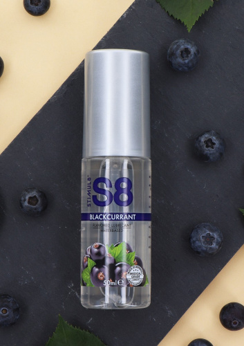 Stimul8 Flavored Lube water based - Лубрикант на водній основі, 50 мл (чорна смородина)