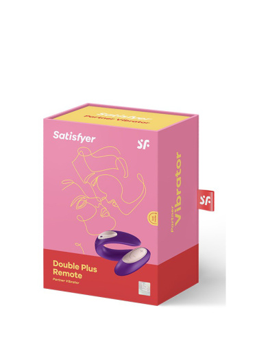 Вібратор для пар Satisfyer Double Plus Remote