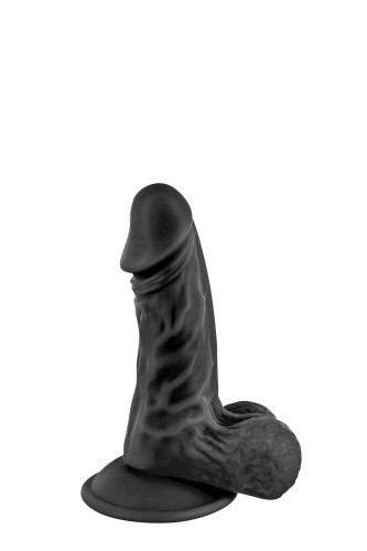 Real Body Real Mike Black - фаллоимитатор с присоской, 13х3,8 см.