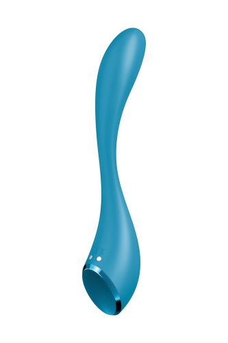 Satisfyer G-Spot Flex 5+ - Універсальний вібратор, 15х3.4 см (синій) - купити в Україні | Секс шоп SEX-SHOP.ua