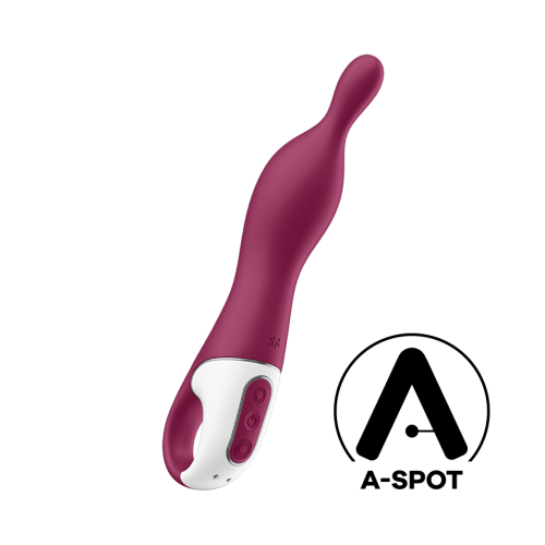 Satisfyer - A-Mazing 1 - Инновационный вибратор для точки А, 21.7х3.8 см (ягодный) - sex-shop.ua