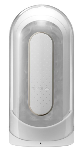 Tenga Flip Zero EV (Electronic Vibbration) - раскладной японский мастурбатор с вибрацией, 18х7.5 см (белый)