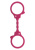 ToyJoy Stretchy Fun Cuffs Pink - Наручники, 25 см (рожеві)