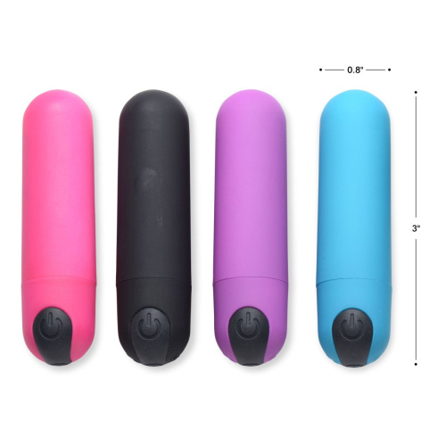 BANG! Vibrating Bullet Pink - Вибропуля с пультом Д/У, 7,6 см (розовый) - sex-shop.ua