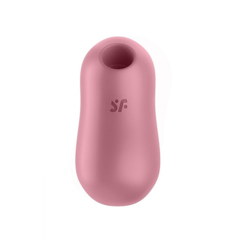 Satisfyer Cotton Candy Light Red - Милий вакуумний стимулятор, 8.6х4.2 см (рожевий) - купити в Україні | Секс шоп SEX-SHOP.ua