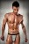 Passion 013 Thong - Мужские стринги с леопардовым принтом, S/M