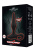 StRubber Hot Fantasy Men Pro Django Black - Массажёр простаты с пультом ДУ, 16.8х3.6 см