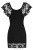 Сексуальный комплект Obsessive Imperia chemise, черный