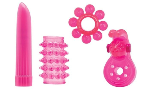 Topco Sales Climax Kit - Набор секс-игрушек, Neon Pink - sex-shop.ua