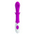 Pretty Love Moth Clitoris Vibrator - вибратор кролик с язычком, 20.7х3.2 см (фиолетовый)