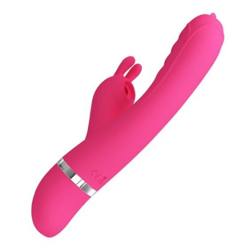 Pretty Love Phoenix Vibrator Pink - Вибратор-кролик с мембранным стимулятором и подвижным язычком, 20.2х3.3 см (розовый)