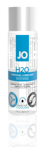 System JO H2O Cooling - смазка на водной основе с охлаждающим эффектом, 60 мл - sex-shop.ua