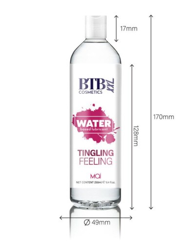 BTB Tingling Feeling - Смазка на водной основе с эффектом вибрации, 250 мл