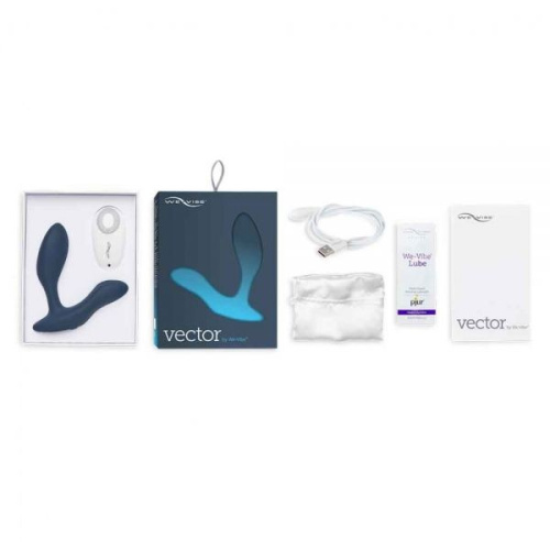 Vector by We-Vibe-розумний масажер простати з дистанційним керуванням,8, 5х2, 9 см