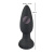 Orion Black Velvets Vibrating Plug анальная пробка с вибрацией и дистанционным пультом, 14.2х4.1 см - sex-shop.ua