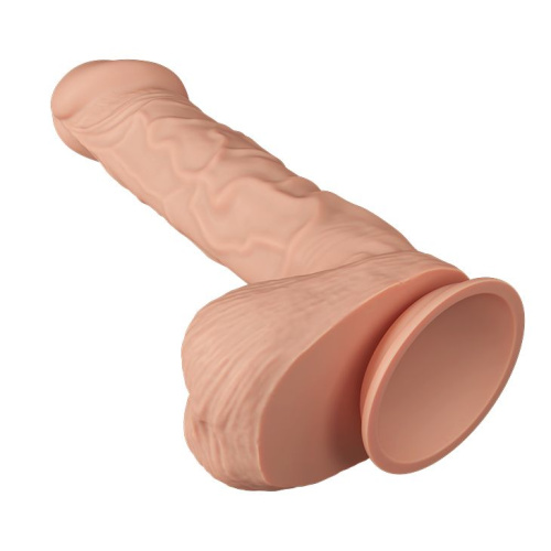 LyBaile Beautiful Encounter Bergrisi Dildo Flesh - Релистичный фаллоимитатор на присоске, 19 см (телесный)