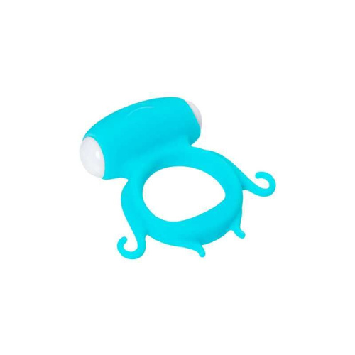 Toyfa A-Toys Sair Cock Ring - виброкольцо, 5.6х2.6 см (голубой)
