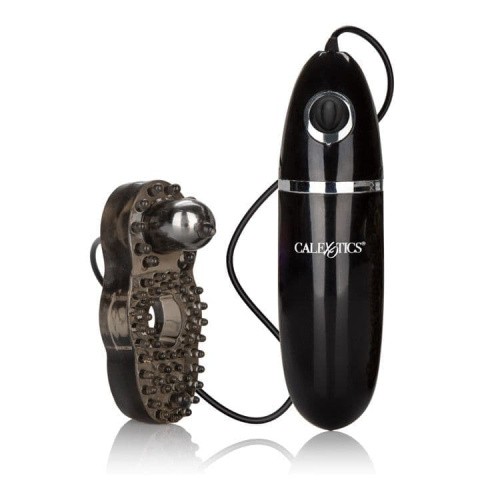 CalExotics Impulse Micro Arouser - виброкольцо, 7х2 см (черный)