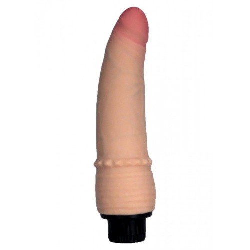 Pluton Loveclonex 6" - реалистичный вибратор, 18х4 см (бежевый) - sex-shop.ua