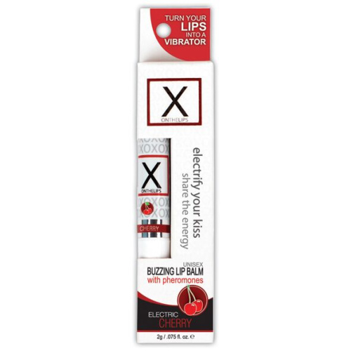 Sensuva - X on the Lips Cherry - Стимулюючий бальзам для губ з феромонами, 2 г (вишня)