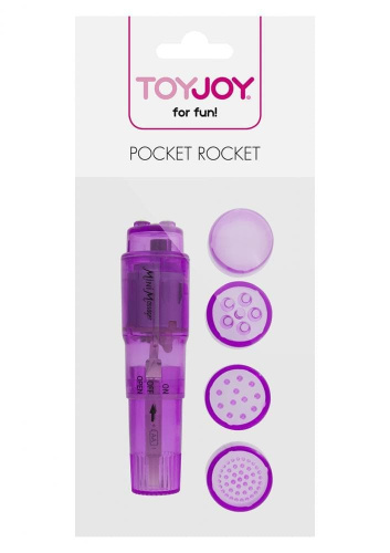 Toy Joy Pocket Rocket - Мини стимулятор, пурпурный - sex-shop.ua