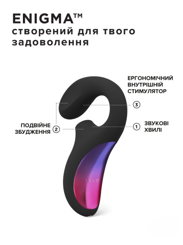 Вакуумний стимулятор клітора Lelo Enigma - купити в Україні | Секс шоп SEX-SHOP.ua